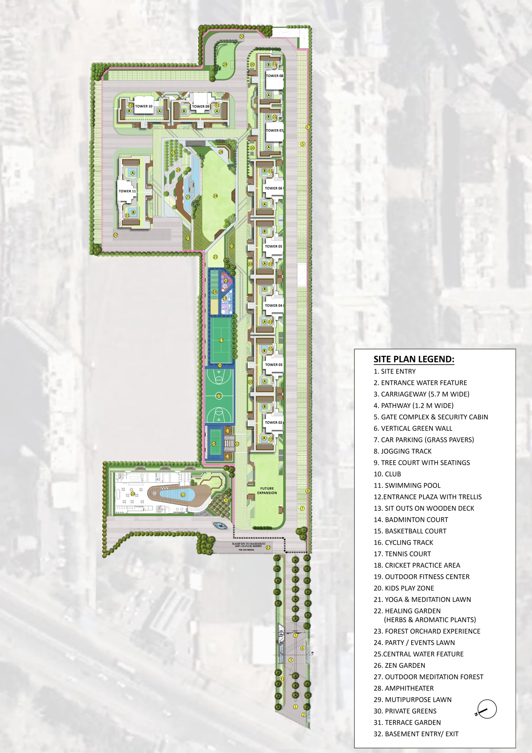 vamana site Plan in Zirakpur